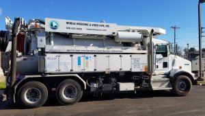 Mobile Dredging and Video Pipe Sewer Cleaning Truck